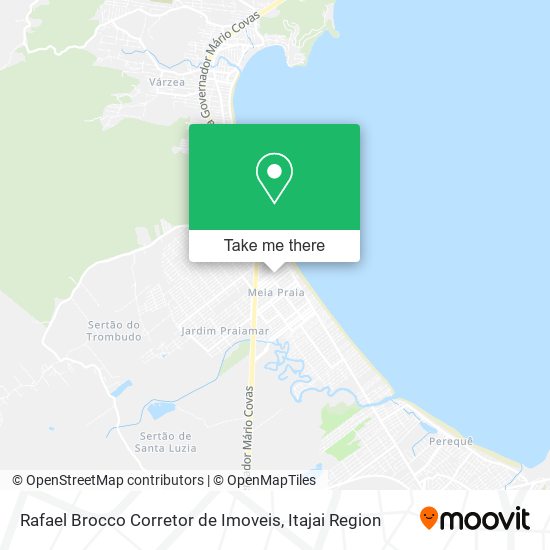 Mapa Rafael Brocco Corretor de Imoveis