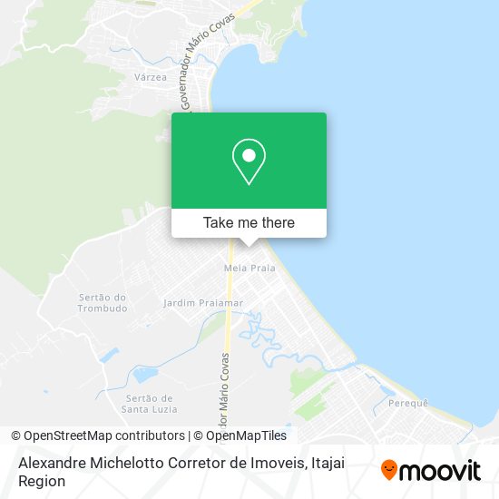 Mapa Alexandre Michelotto Corretor de Imoveis