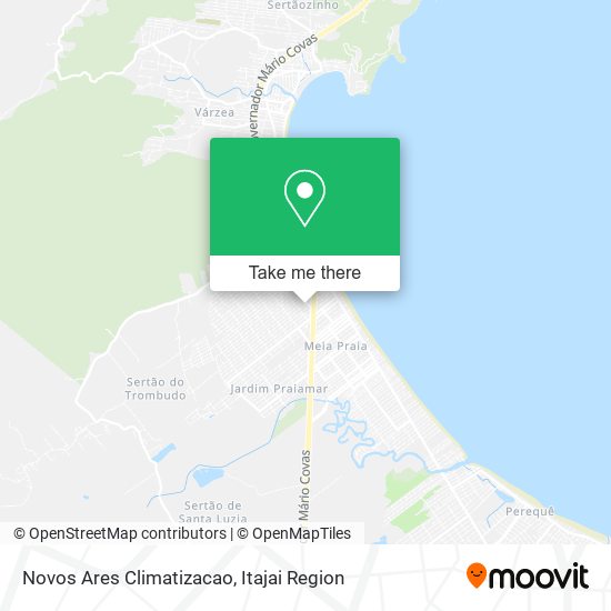 Novos Ares Climatizacao map