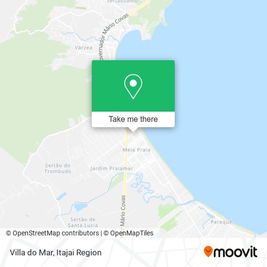 Villa do Mar map