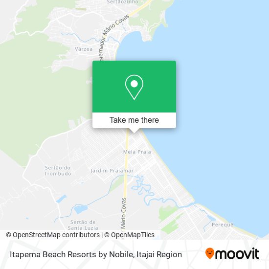 Mapa Itapema Beach Resorts by Nobile