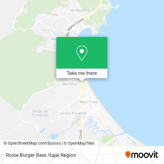 Rosie Burger Beer map