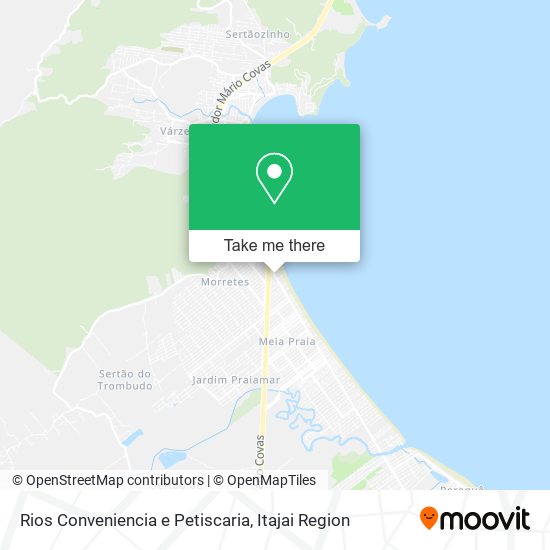 Mapa Rios Conveniencia e Petiscaria