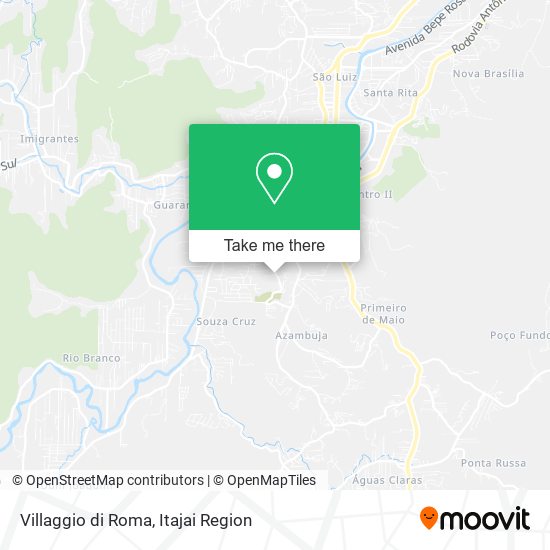 Mapa Villaggio di Roma