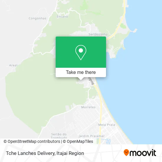 Tche Lanches Delivery map