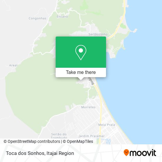 Toca dos Sonhos map