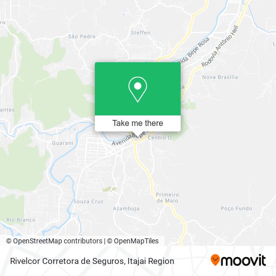 Mapa Rivelcor Corretora de Seguros