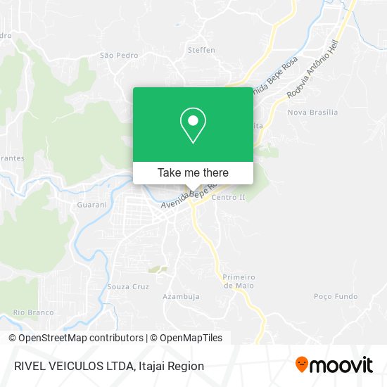 Mapa RIVEL VEICULOS LTDA