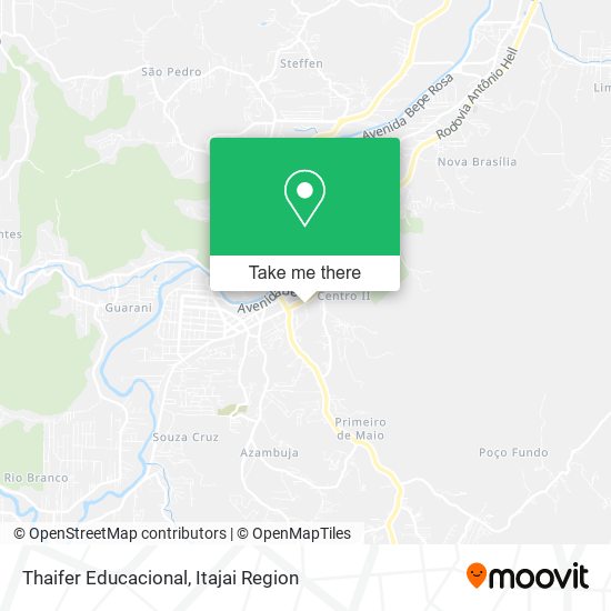 Thaifer Educacional map