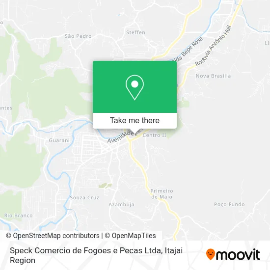 Speck Comercio de Fogoes e Pecas Ltda map