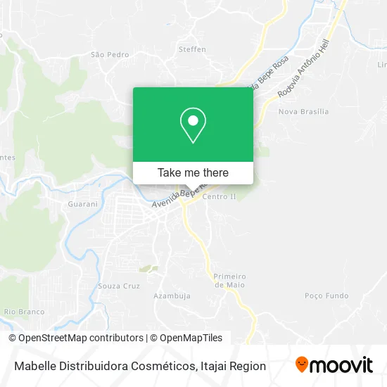 Mabelle Distribuidora Cosméticos map