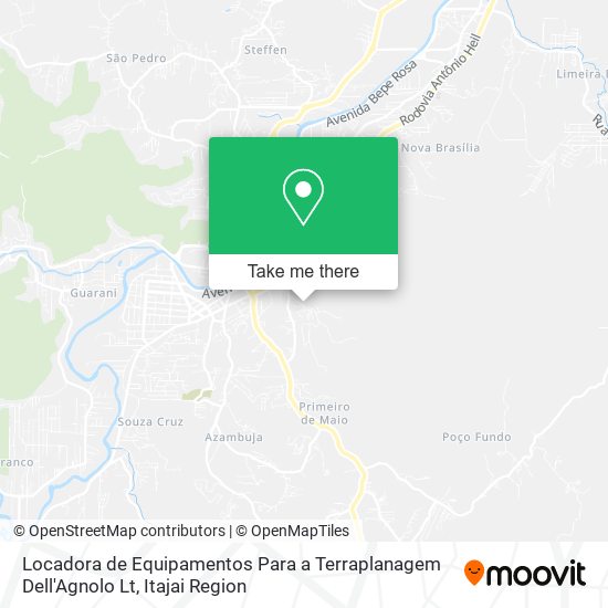 Locadora de Equipamentos Para a Terraplanagem Dell'Agnolo Lt map