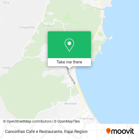 Canoinhas Café e Restaurante map