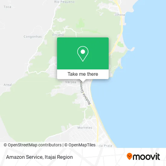 Amazon Service map