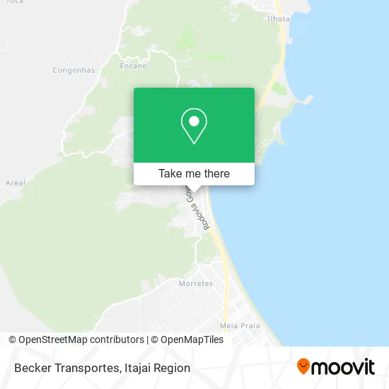 Becker Transportes map