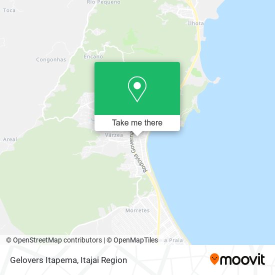 Gelovers Itapema map