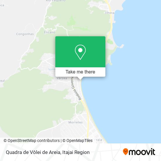 Quadra de Vôlei de Areia map