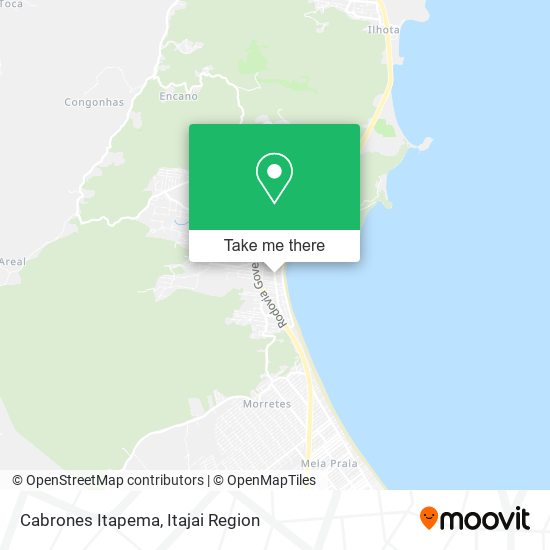 Cabrones Itapema map