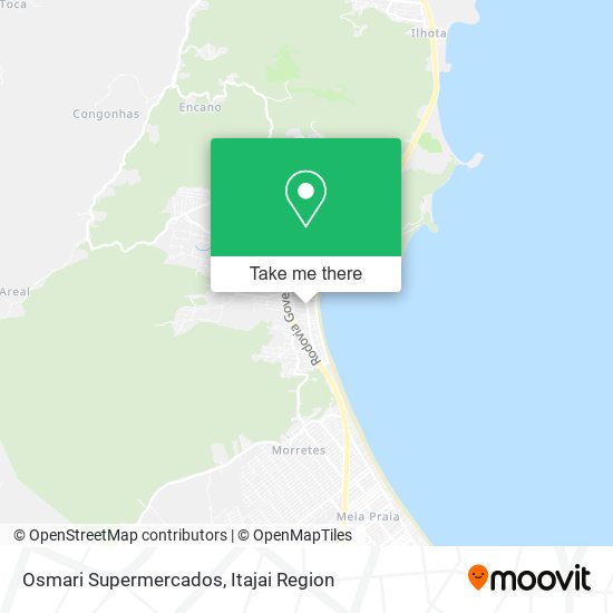 Mapa Osmari Supermercados