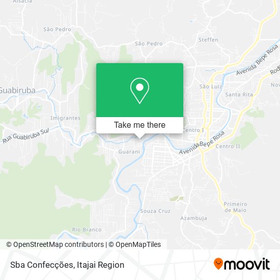 Sba Confecções map