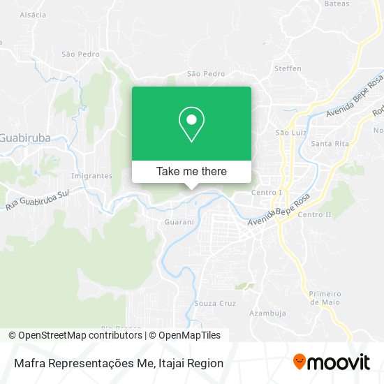 Mafra Representações Me map