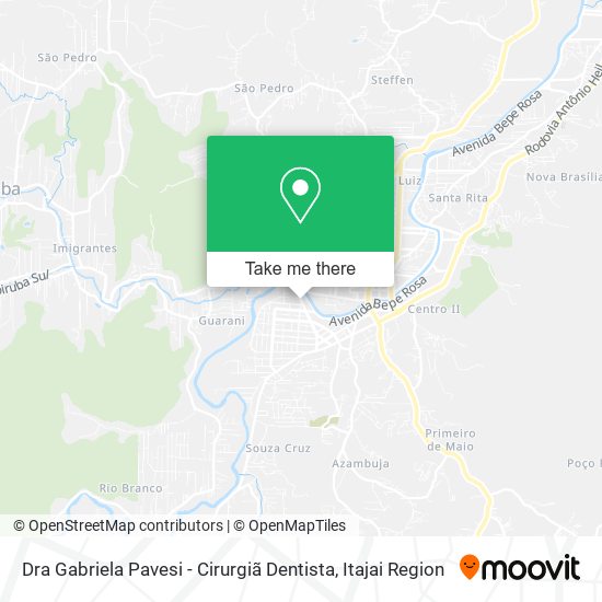 Dra Gabriela Pavesi - Cirurgiã Dentista map