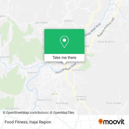 Food Fitness map