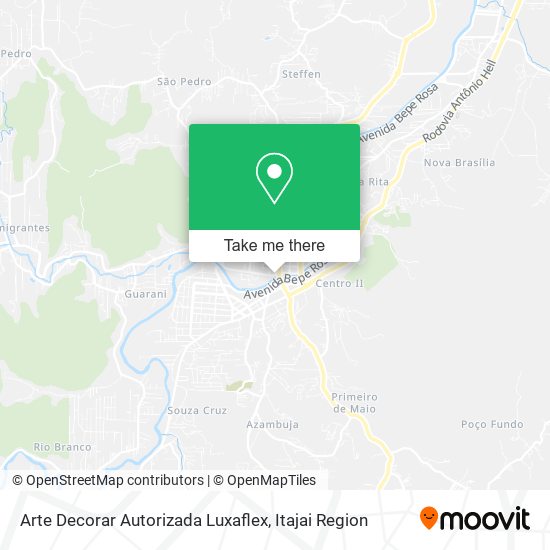 Arte Decorar Autorizada Luxaflex map