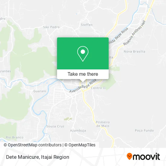 Dete Manicure map
