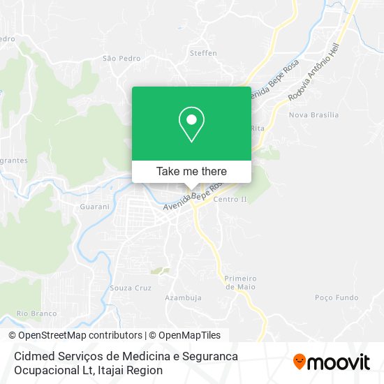 Cidmed Serviços de Medicina e Seguranca Ocupacional Lt map