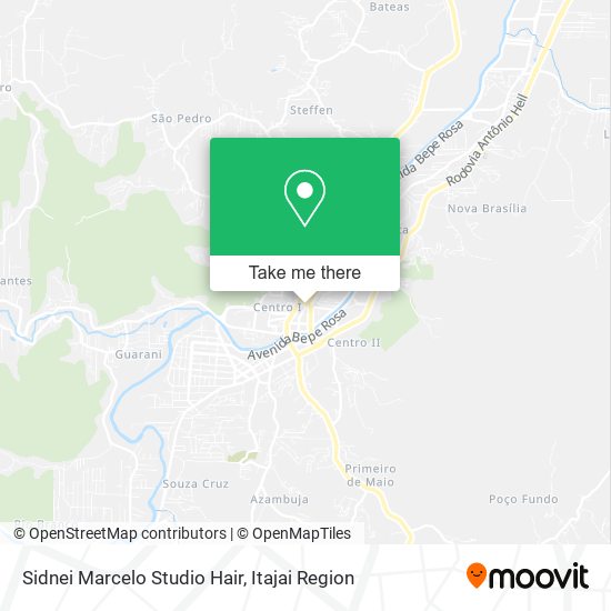 Sidnei Marcelo Studio Hair map