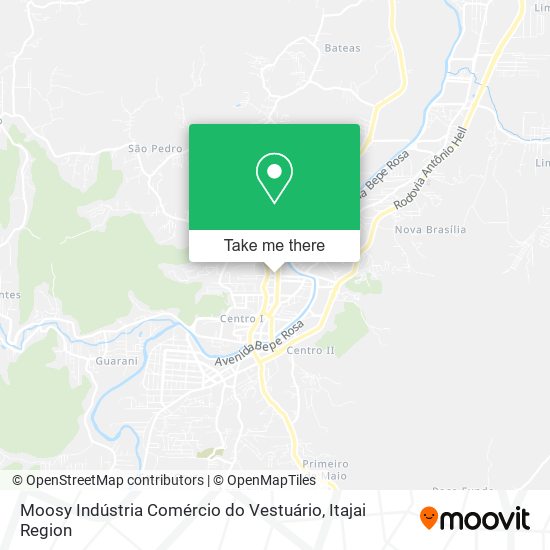 Moosy Indústria Comércio do Vestuário map
