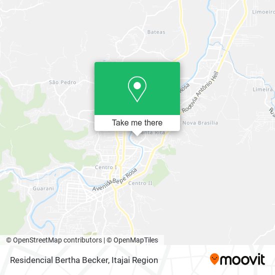 Mapa Residencial Bertha Becker