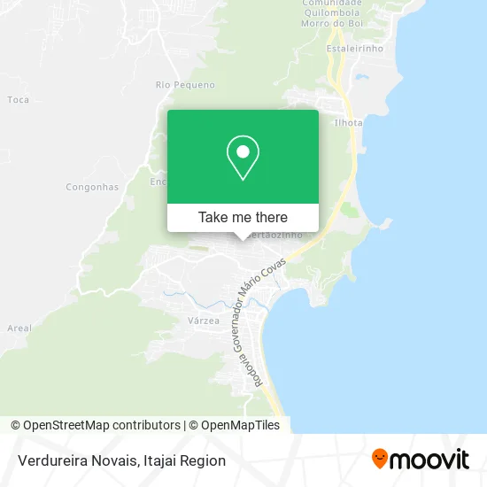 Verdureira Novais map