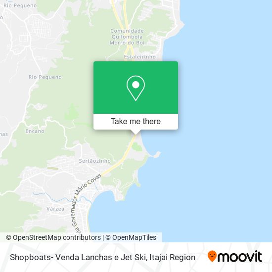 Mapa Shopboats- Venda Lanchas e Jet Ski