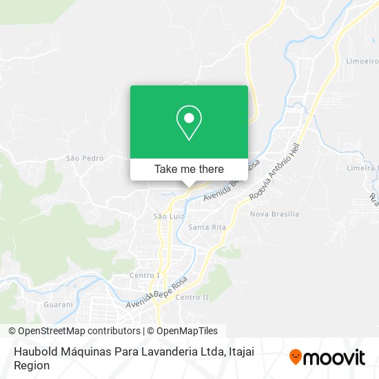 Mapa Haubold Máquinas Para Lavanderia Ltda