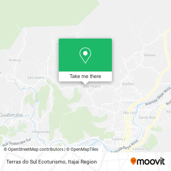 Terras do Sul Ecoturismo map