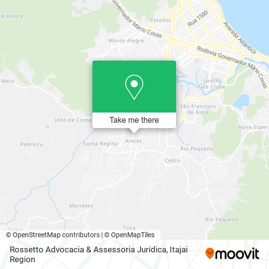 Mapa Rossetto Advocacia & Assessoria Jurídica