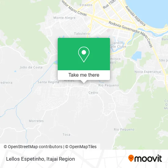 Lellos Espetinho map