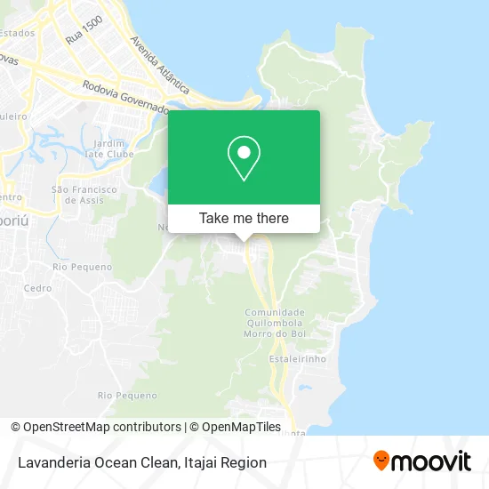 Lavanderia Ocean Clean map