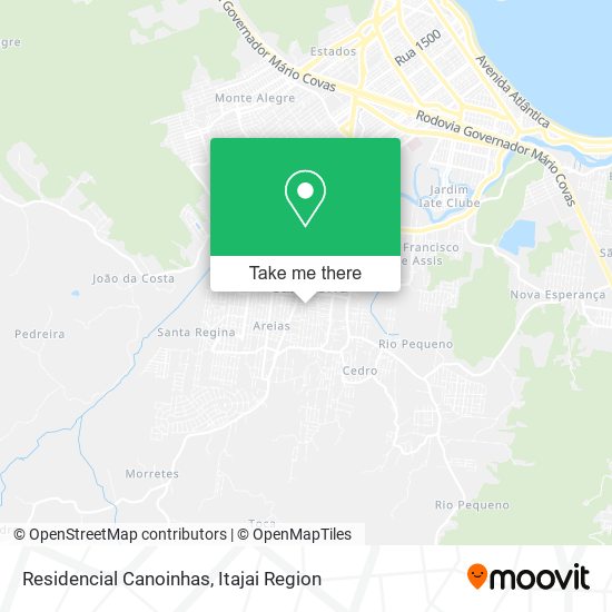 Residencial Canoinhas map