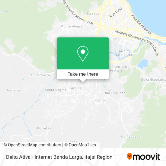 Delta Ativa - Internet Banda Larga map