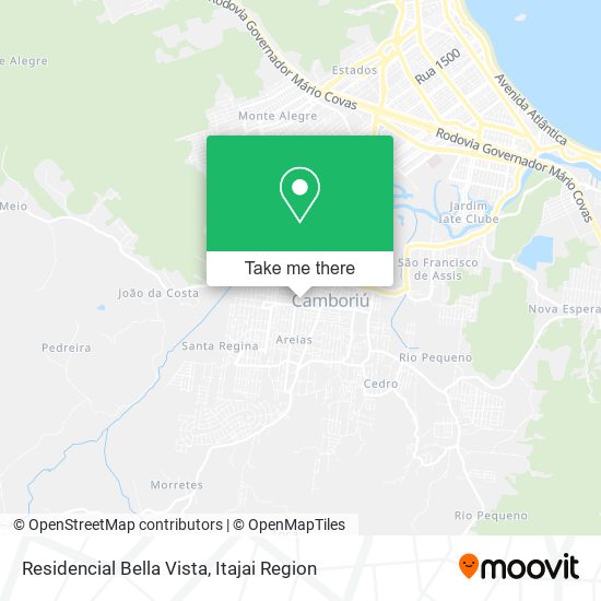 Residencial Bella Vista map
