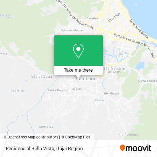 Mapa Residencial Bella Vista