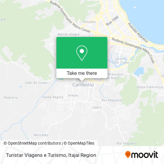 Turistar Viagens e Turismo map