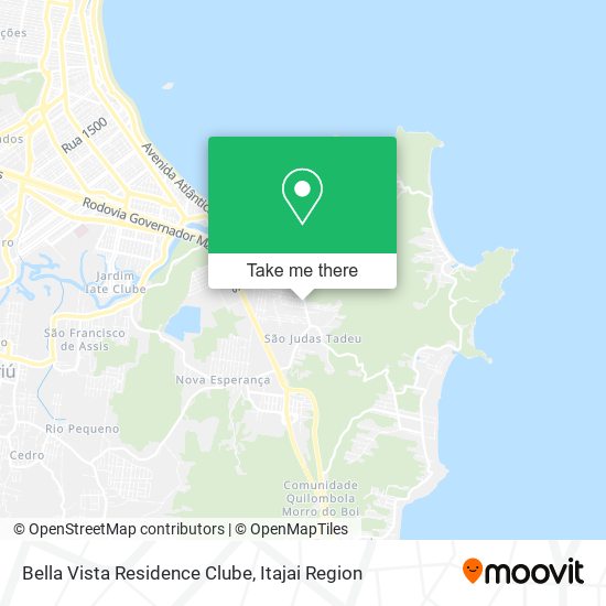 Bella Vista Residence Clube map