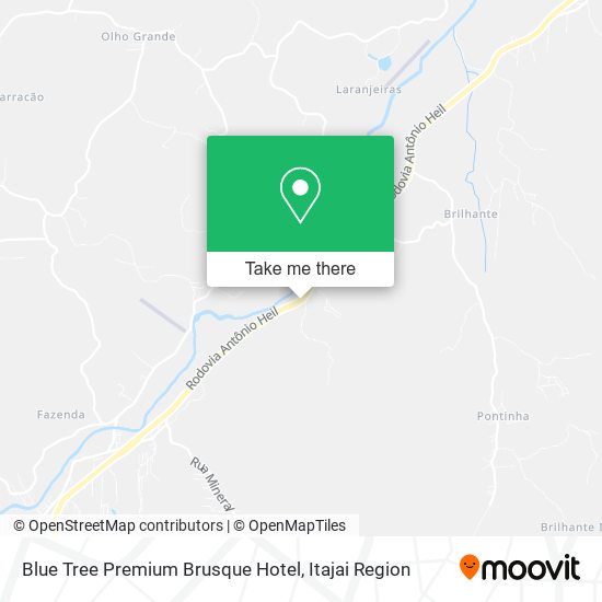 Blue Tree Premium Brusque Hotel map