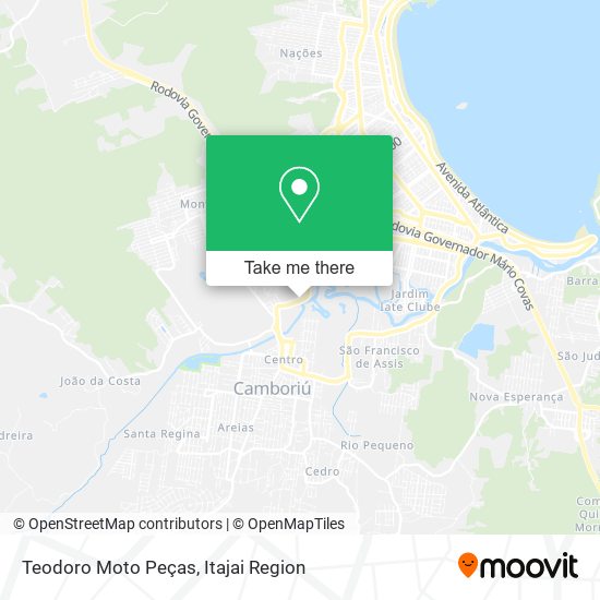 Mapa Teodoro Moto Peças