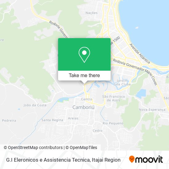 G.I Eleronicos e Assistencia Tecnica map
