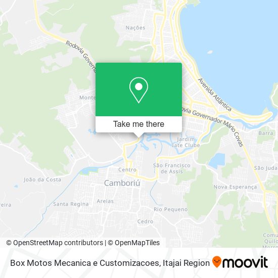 Mapa Box Motos Mecanica e Customizacoes